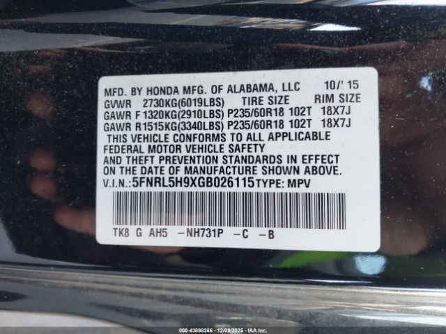 Honda Odyssey Image 8