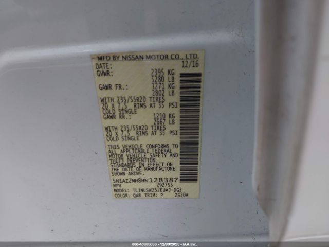 Nissan Murano Platinum Image 10