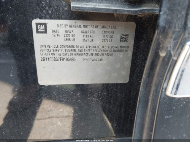 Chevrolet Impala 2lz Image 6