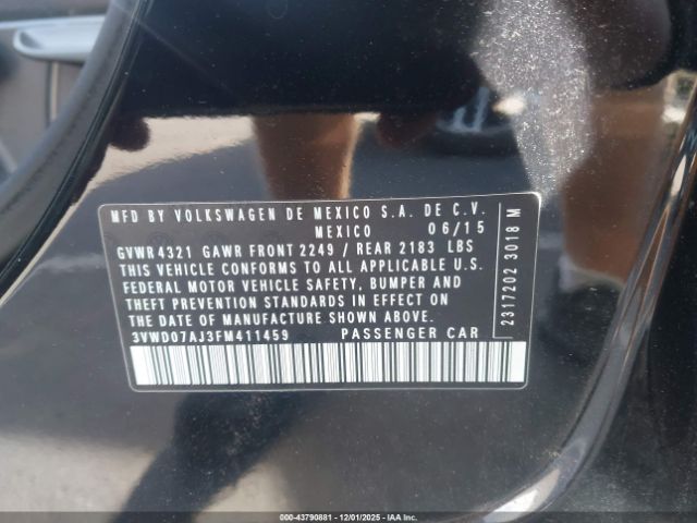 Volkswagen Jetta 1.8t Se Image 6