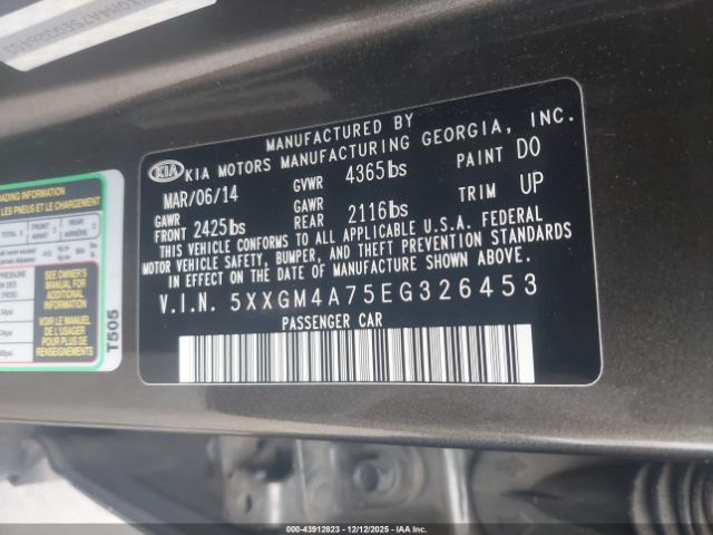 Kia Optima Lx Image 5