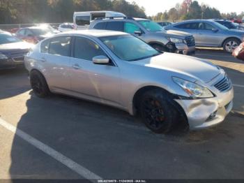 Salvage INFINITI G37x