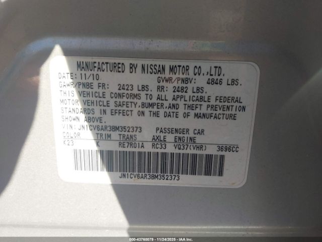 INFINITI G37x Image 6