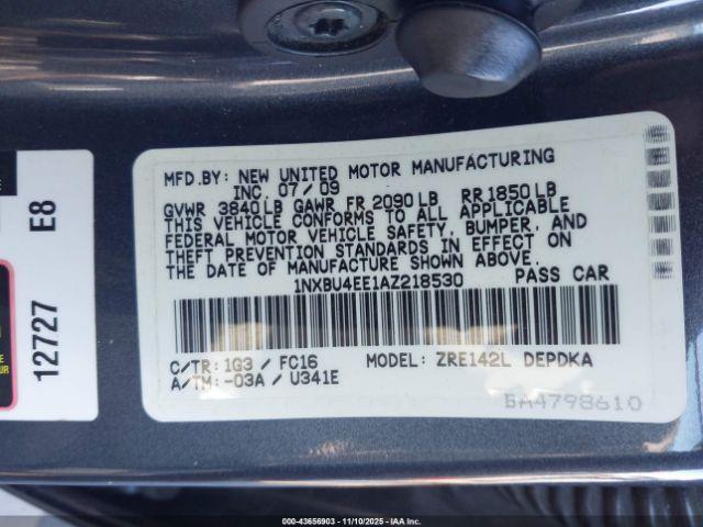 Toyota Corolla Le Image 5