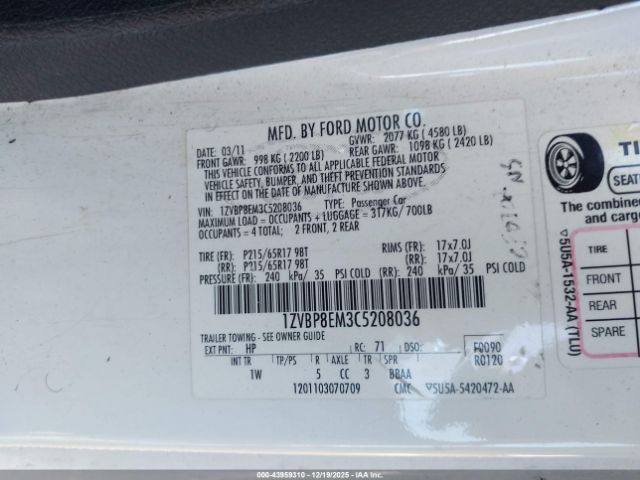 Ford Mustang V6 Image 8