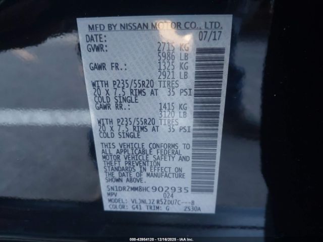 Nissan Pathfinder Platinum Image 3