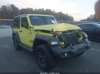  Salvage Jeep Wrangler