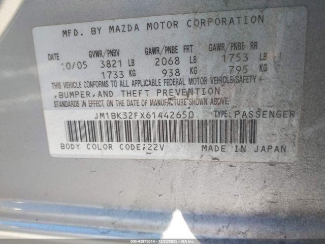 Mazda Mazda3 I Image 5