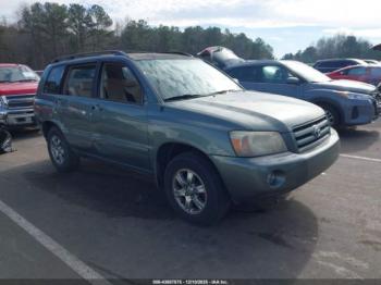  Salvage Toyota Highlander