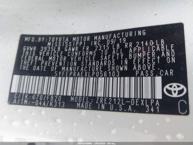 Toyota Corolla Le Image 8