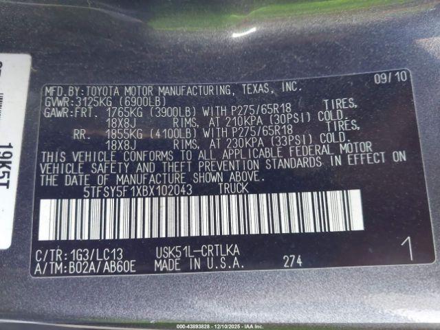 Toyota Tundra Limited 5.7l V8 Image 5