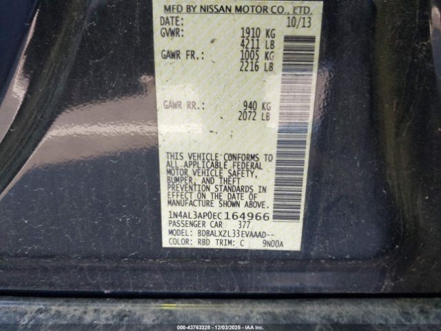 Nissan Altima 2.5 Sl Image 2