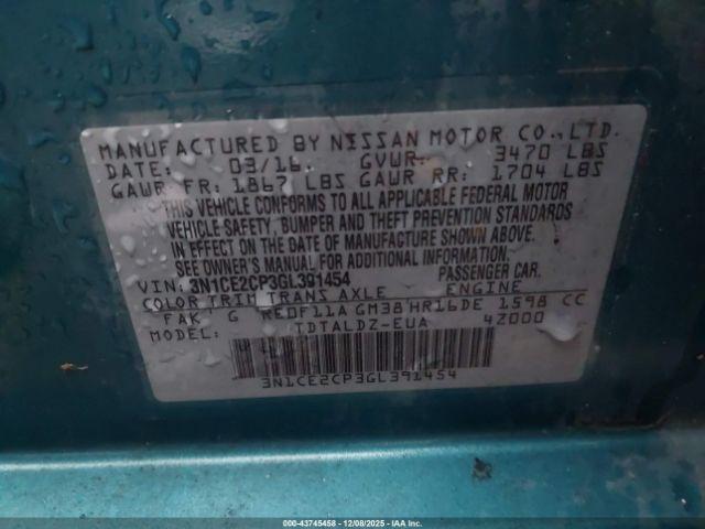 Nissan Versa Sv Image 5