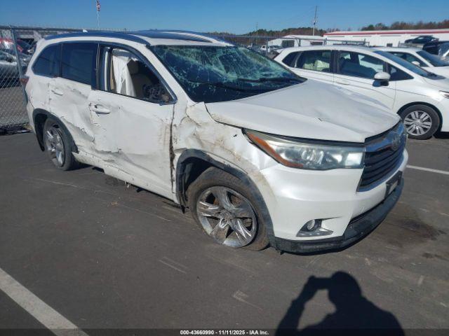  Salvage Toyota Highlander