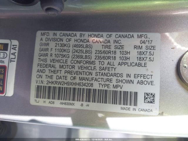 Honda CR-V Touring Image 15