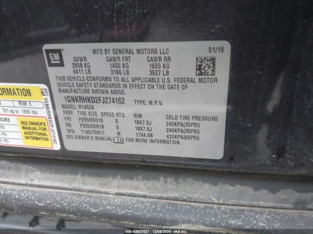 Chevrolet Traverse 2lt Image 11