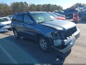  Salvage Toyota Highlander