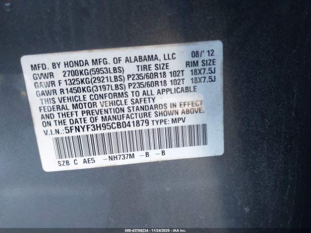 Honda Pilot Touring Image 12