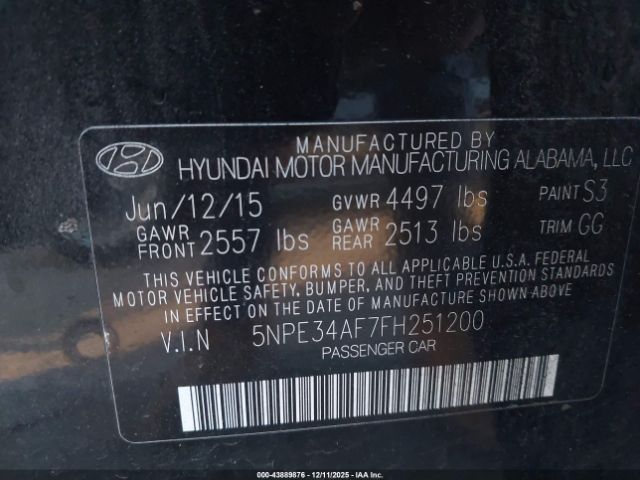 Hyundai SONATA Sport Image 13