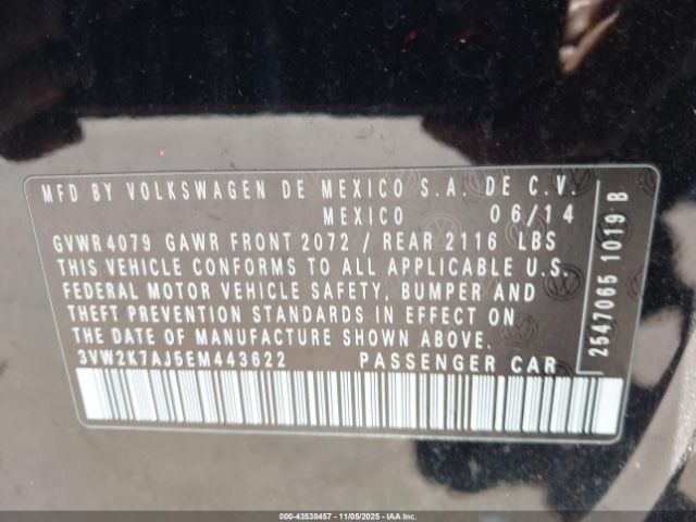 Volkswagen Jetta 2.0l S Image 8