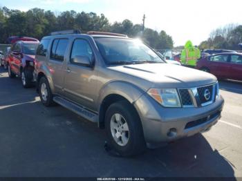  Salvage Nissan Pathfinder