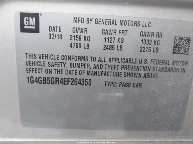 Buick LaCrosse Leather Group Image 15