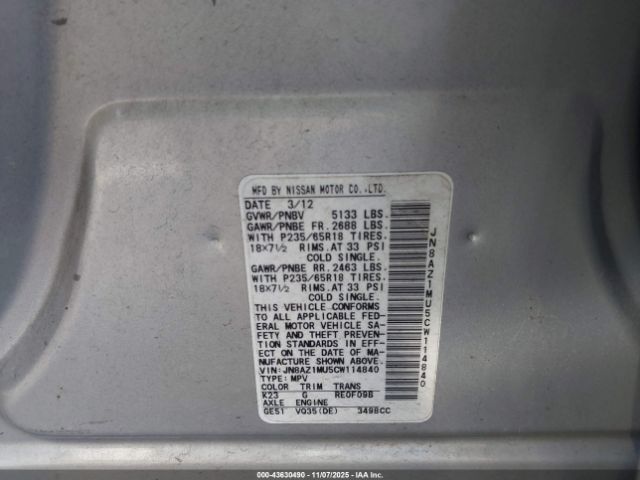 Nissan Murano S Image 14