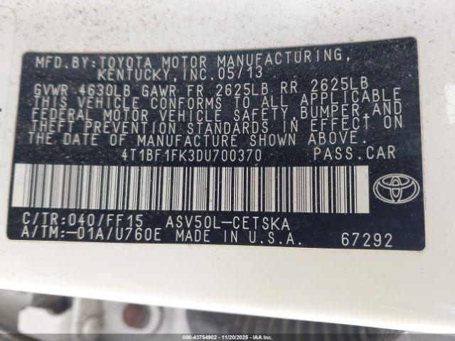 Toyota Camry Se Image 10