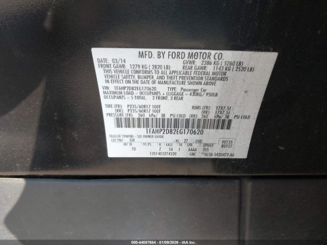 Ford Taurus Se Image 9