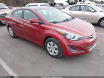  Salvage Hyundai ELANTRA